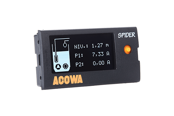 OLED Display til SPIDER udviklet af danske ACOWA INSTRUMENTS og forhandles af WASYS A/S